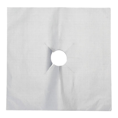 4Pcs Gas Burner Cover Non-Stick Gas Stove Protector Cover Heat Resistant Reusable Stove Clean Mat Cuttable for Kitchen