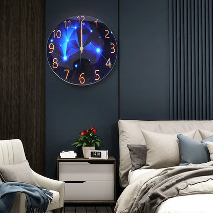 Sleek and Elegant Wall Clock - Modern Art Minimalist Design for a Tasteful Home
