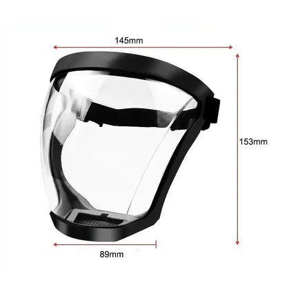 Protection Mask Splashproof Transparent Facial Protector Face Mask Protective Outdoor Safety Mask Head Cover Work Protection