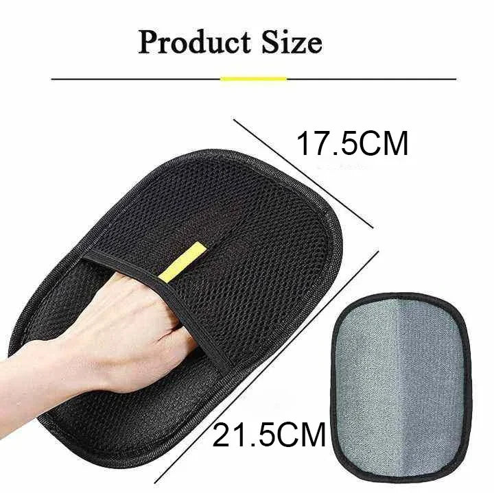 Pet Grooming Glove Dog Cat De-shedding Hair Remover Massage Brush