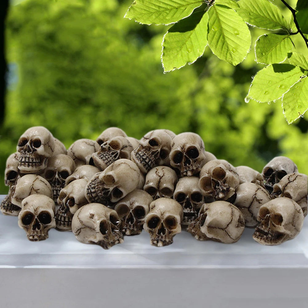20Pcs Skeleton Statues Ornament Decorative Halloween Decorative Skeleton Model Creative Festival Theme Party Haunted House Decor