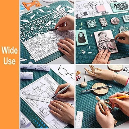 Durable A3 / A4 / A5 Multifunctional Cutting Mat Art Crafts Engraving Carving