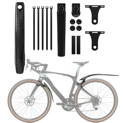 1 Piece Bike Tire Wheel Mudguard Road Bike Wheel Fenders Front & Rear Universal Mudguard Suitable for Both Front And Rear Wheel