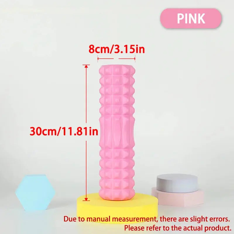 45 or 30cm Foam Massage Roller Hollow Column Fitness Equipment for Muscle Massage Physiotherapy and Sports Rehabilitation