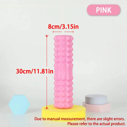 45 or 30cm Foam Massage Roller Hollow Column Fitness Equipment for Muscle Massage Physiotherapy and Sports Rehabilitation
