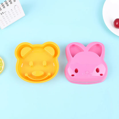 Cartoon Rabbit Shape Sandwich Mold Bread Cookie Cake Cutter Mold Cake Tools