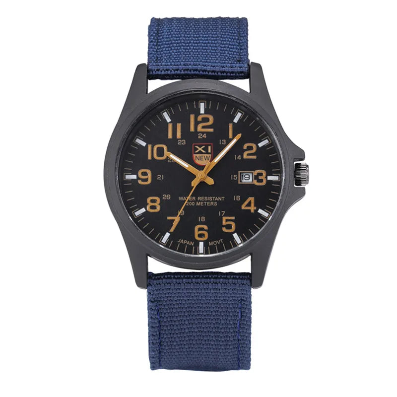 Sports Watch Quartz Nylon Band with Date