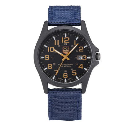 Sports Watch Quartz Nylon Band with Date