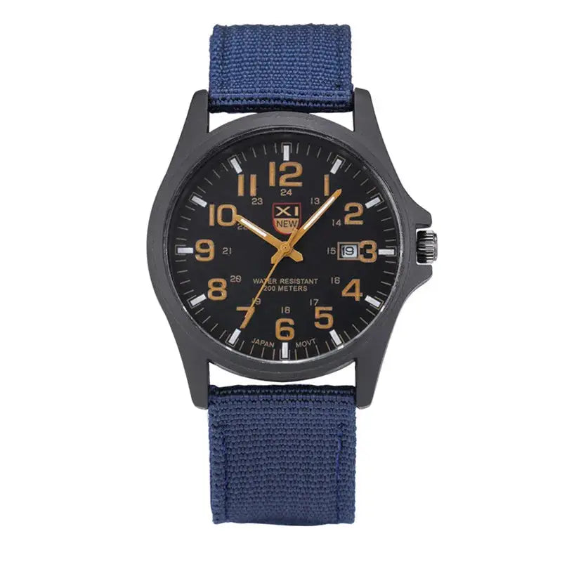 Sports Watch Quartz Nylon Band with Date