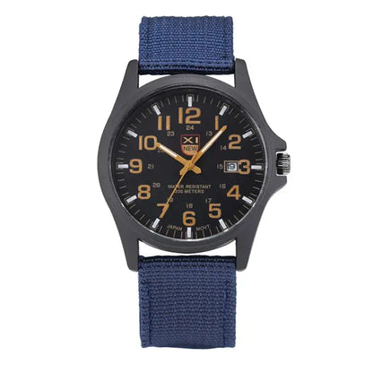 Sports Watch Quartz Nylon Band with Date