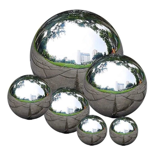 1pc Stainless Steel Mirror Ball Garden Decoration Ball Durable And Rust-Proof