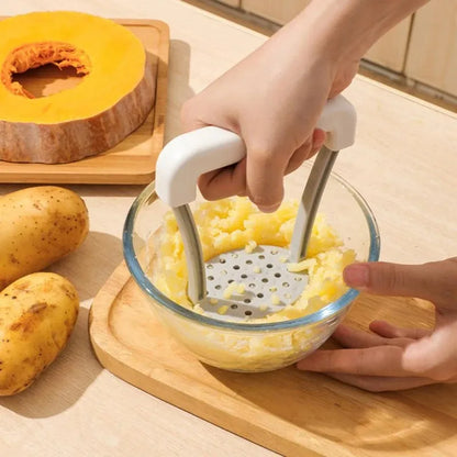 Manual Potato Masher Hand Ricer Fruit Vegetable Squeezer Kitchen Gadget Tool