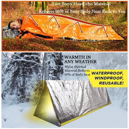Portable Waterproof Emergency Survival Sleeping Bag Outdoor Camping Gear