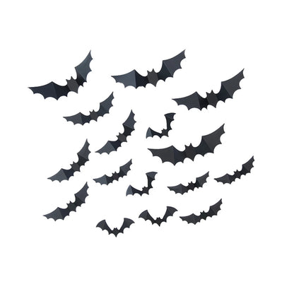 Halloween Party Supplies 20Pcs Spider Wall Stickers PVC 3D Scary Spider Decal for Indoor Haunted House Decorations