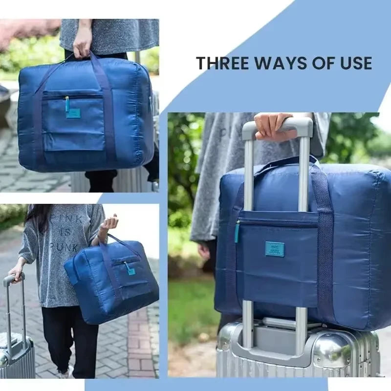 20L Travel Duffel Bag Lightweight Foldable Tote Carry On Luggage