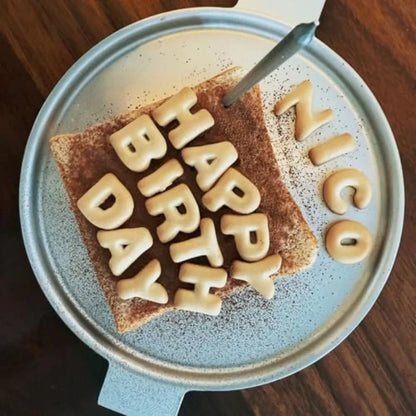 2 pcs Letter Chocolate Molds and Number Silicone MoldsReusable Alphabet Candy Molds NonStick Happy Birthday Cake Decorations Ba