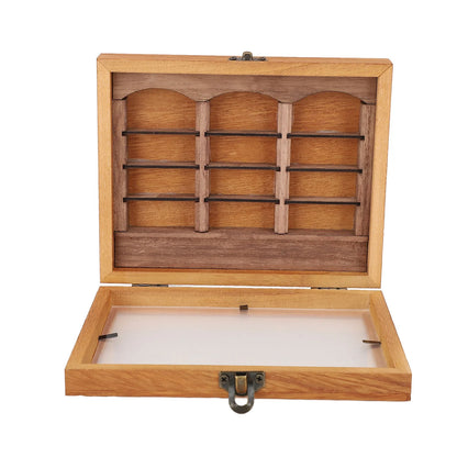 Miniature Book Boxes Display Case Stylish Miniature Bookshelf Decoration 196 Folded Books Artistic Exquisite for Coffee Shop