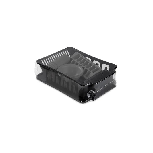12 Piece Kitchen Set Bowls Tumblers Sink Set Ice Cube Trays Dishwasher Safe BPA Free Compact Kitchen Solution Black