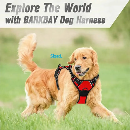 Dog Harness No Pull Reflective Vest Leash Set Adjustable Pet Supplies