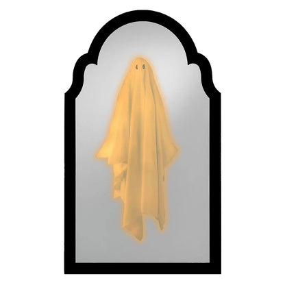 NEW Ghost Mirror Halloween Decorations Night Light Spooky Apparition Halloween Hologram Ghost Mirror Prank Halloween Party Decor