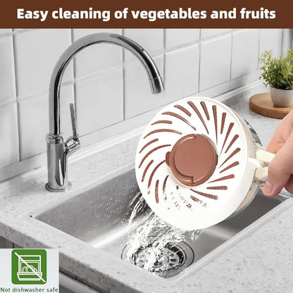 2025 New Fruit Washing Bowl with Strainer Lid and Handle,3 in 1 Multipurpose Drain Basket,Fruit and Vegetable Washer,Fruit Colan