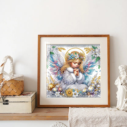 5D DIY Partial Special Shaped Drill Diamond Painting Kit Angel Child Decoration