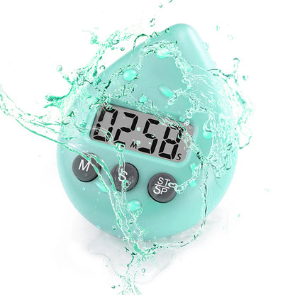 Digital Timer Waterproof Shower Timer Magnetic Backing Kitchen Timer Bathroom Timer Shower Clock for Kitchen Bathroom