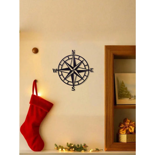 Vintage Metal Nautical Compass Wall Art,Home/Office/Porch Decor,Xmas/Halloween Gift,Wall Sculpture