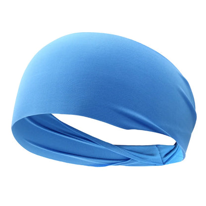 1-6Pcs Ultra-Thin Sports Sweatband Breathable Absorbent Headband Sweat Hair Head Band Soft Smooth Outdoor Sport Yoga Headband