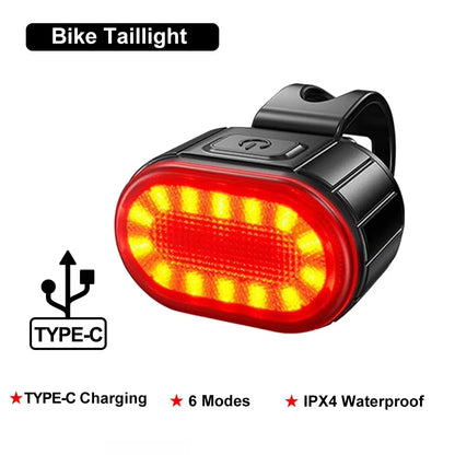 Rechargeable LED Bicycle Headlights and Taillights