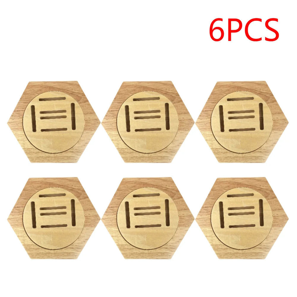 1-10Pcs Honeycomb Combination Stand Honor Marathons Medal Display Racks Hexagonal Wood Display Holder Board Hanger Wall Decor