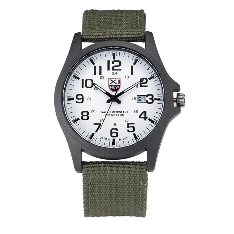 Sports Watch Quartz Nylon Band with Date