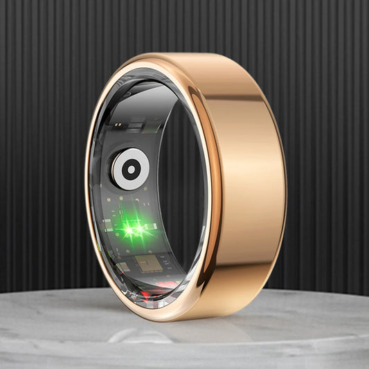R02 Smart Ring Health Tracker 5.0 Bluetooth-Compatible Heart Rate Tracker IP68 & 5ATM Waterproof Wearable for Android for IOS