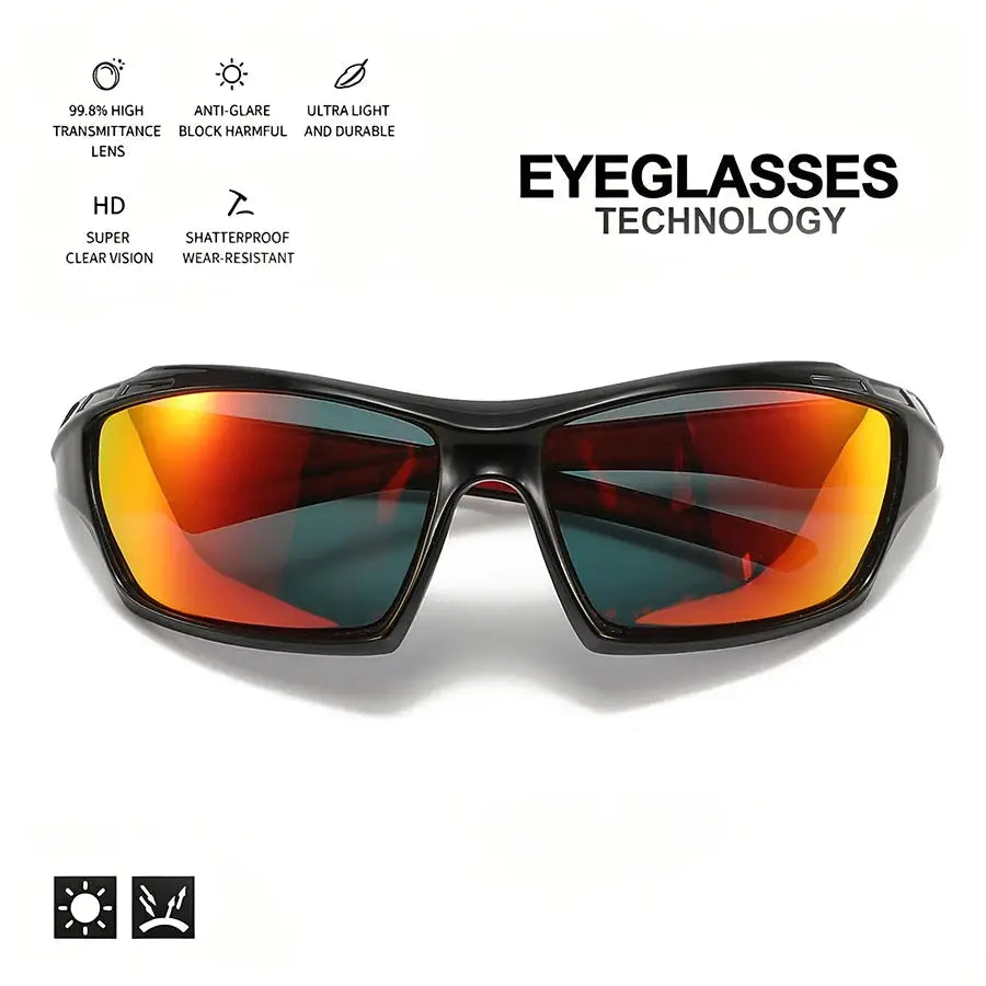 Fashion Sports Sunglasses Polarized UV Protection Personalized Glasses Round Frame Metal UV400 Eyewear