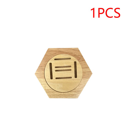 1-10Pcs Honeycomb Combination Stand Honor Marathons Medal Display Racks Hexagonal Wood Display Holder Board Hanger Wall Decor