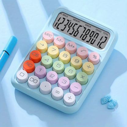 12-digit large LCD Display Large Buttons Flexible Keyboard Calculator