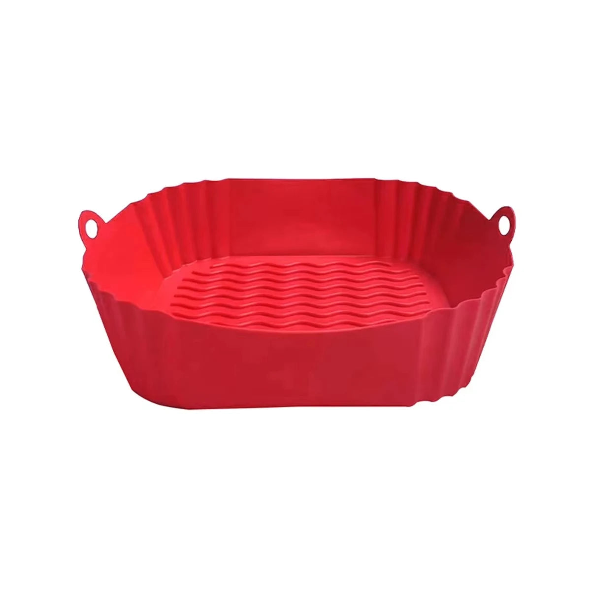 Silicone Air Fryer Liner Square Pot Tray Reusable Oven Baking Basket Pan Mat