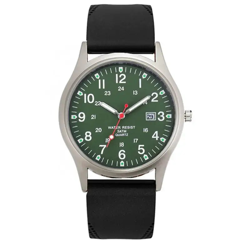 Casual Sports Watch Quartz Silicone Band