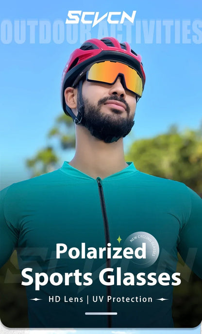 Polarized Cycling Sunglasses MTB Running Bicycle Sports