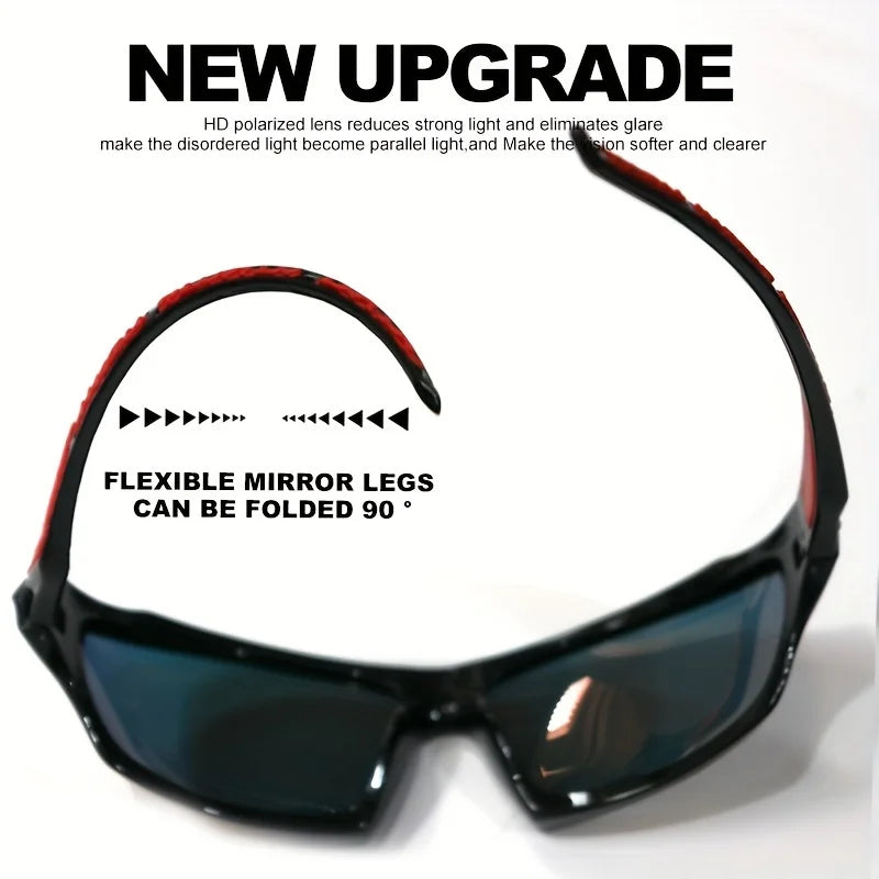 Polarized UV400 Mirrored Sunglasses Lightweight Cycling Driving Outdoors