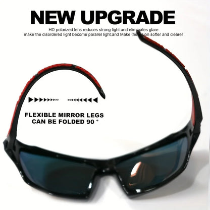 Polarized UV400 Mirrored Sunglasses Lightweight Cycling Driving Outdoors