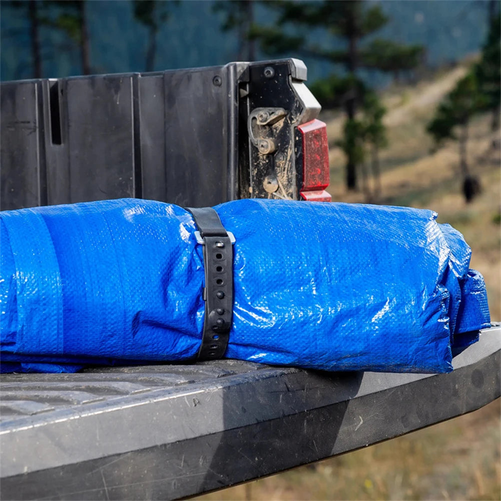 1-10PCS Rubber Tension Strap Cargo Belt Travel Compact Ties Fixed Cargo Tie Lashing Outdoor Camping Down Luggage Buckle Strap