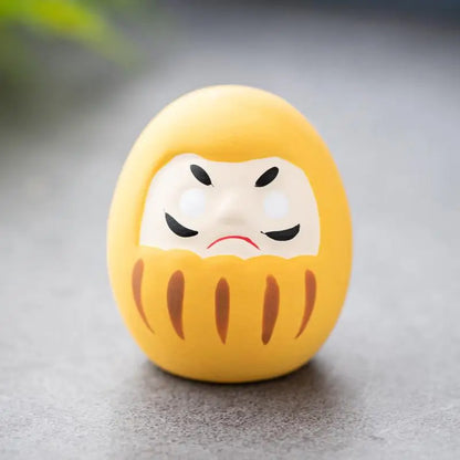 Japanese Ceramic Daruma Statue Daruma Tumbler Crafts Lucky Fortune Ornament Landscape Daruma Doll Fengshui Home Decor Gift