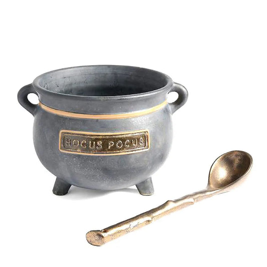 Resin Witches Cauldron Serving Bowls Candy Bucket for Halloween Party Indoor Outdoor Home Kitchen Halloween Party Decorations