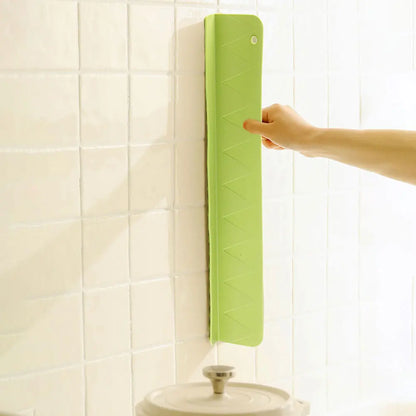 Silicone Water Splash Guard Washing Basin Anti-splash Stopper Splash Protector for Kitchen Island and Bathroom
