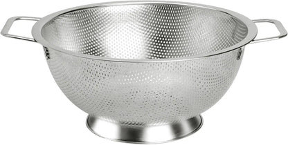 Colander Stainless Steel 5-Quart, Kitchen Strainer for Pasta, Fruits Vegetables, Dishwasher Safe