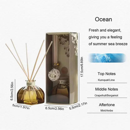 50ml Flameless Aromatherapy Essential Oil Vine Aromatherapy Ornament Expansion Liquid Bathroom deodorizer Home Decoration