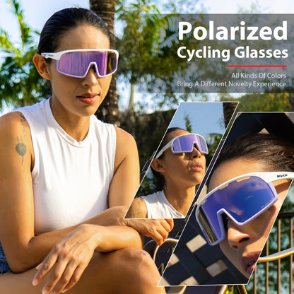 Polarized Cycling Sunglasses MTB Running Bicycle Sports