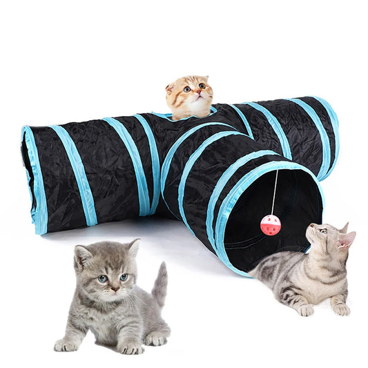 Cat Tunnel  Foldable Cat Play Toy Breathable Barrel Pet Supplies