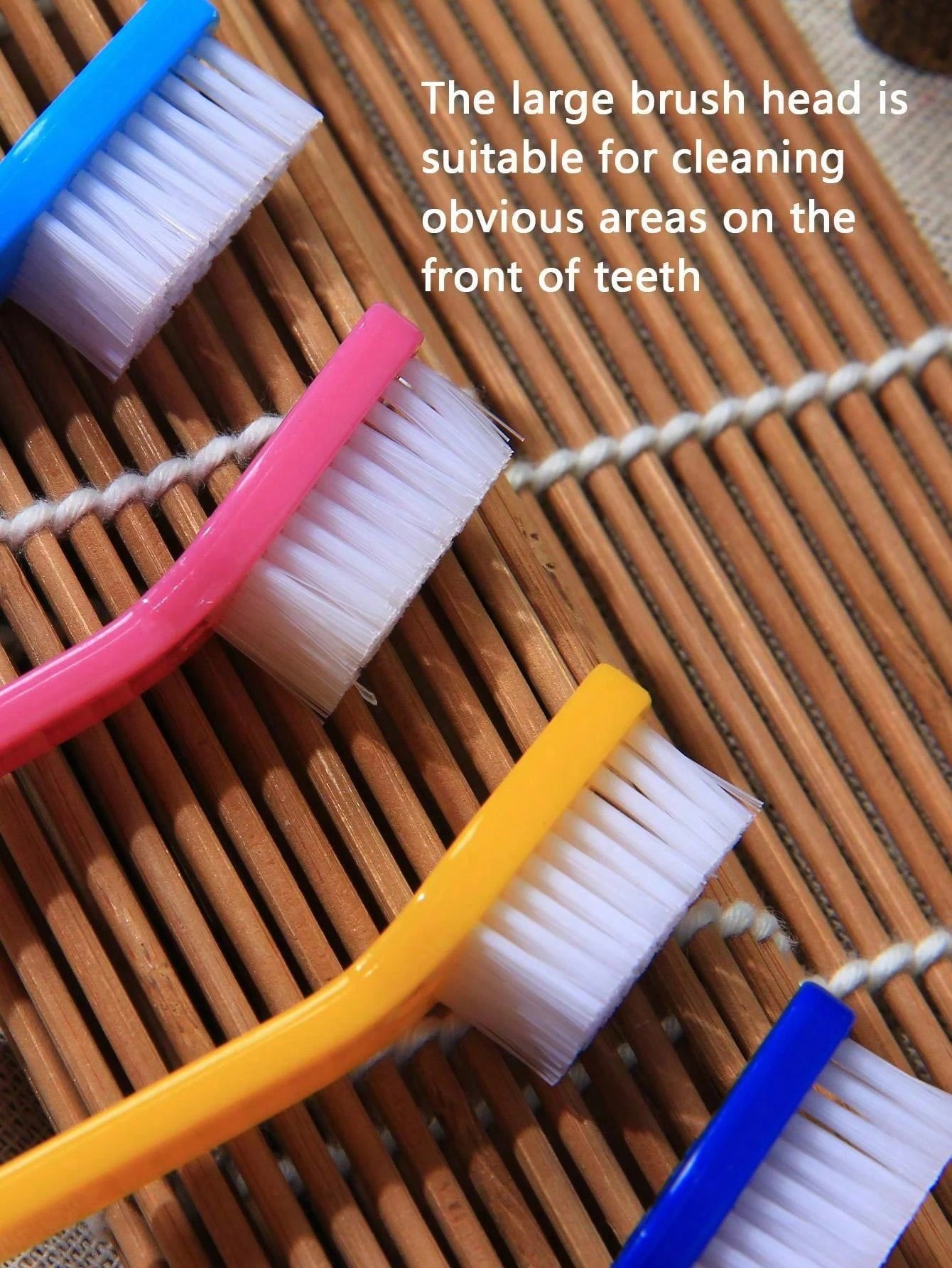 5pcs/set Long Handle Pet Toothbrush Double-head Dog Toothbrushes Oral Care Dog Teeth Cleaning Soft Hair Cat Toothbrush